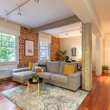 Gran Con Estilo En El Centro De Apartment *